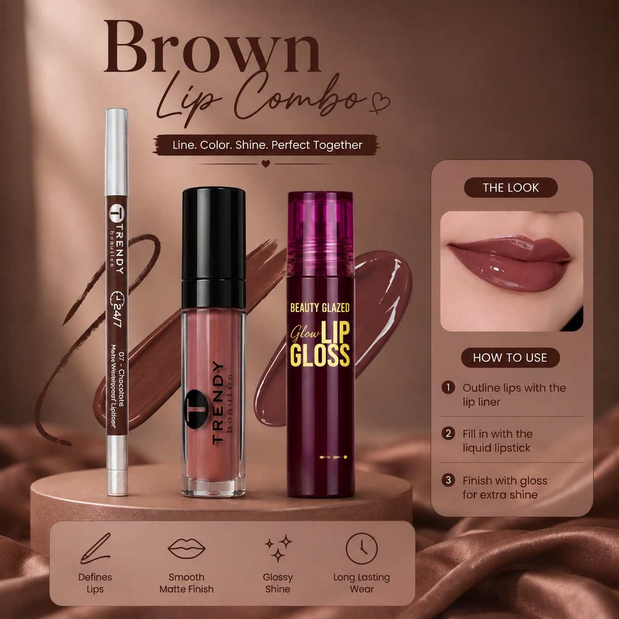 Brown Lip Combo
