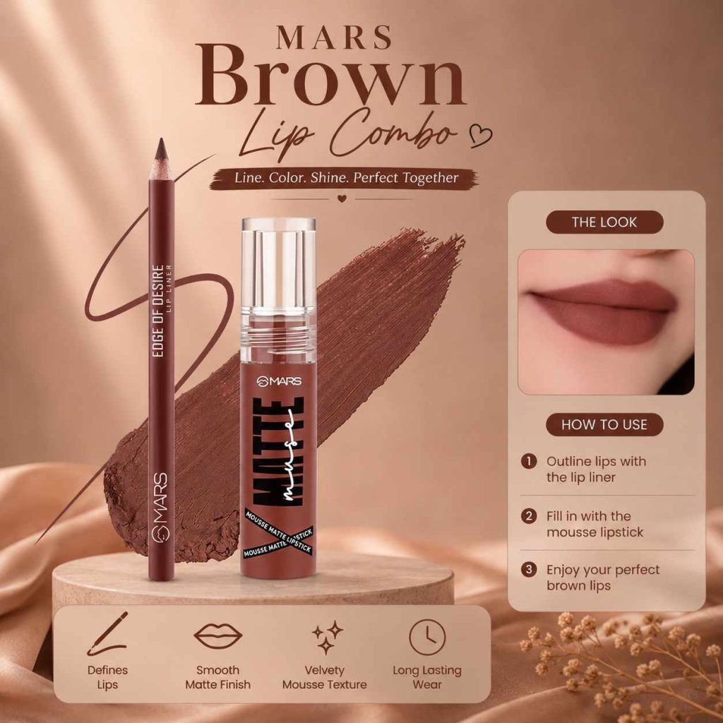 Mars Brown Lip Combo